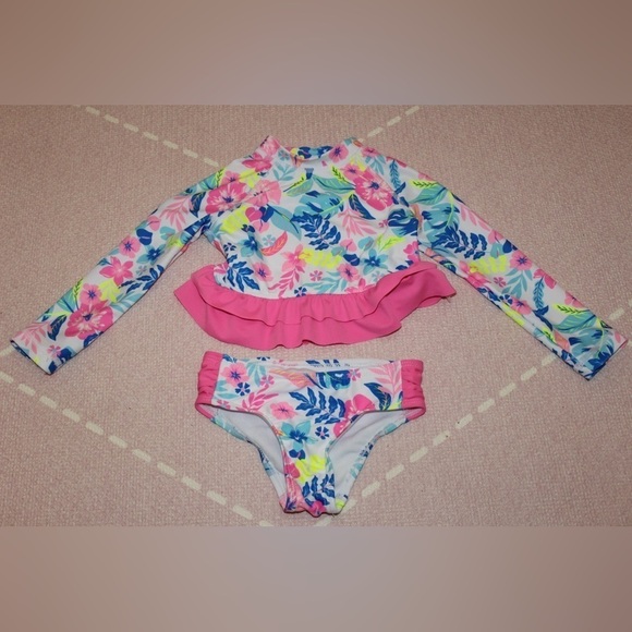 Tommy Bahama Other - Tommy Bahama Kids Baby 2 Piece Floral Bathing Suit 18 Months Swim Suit